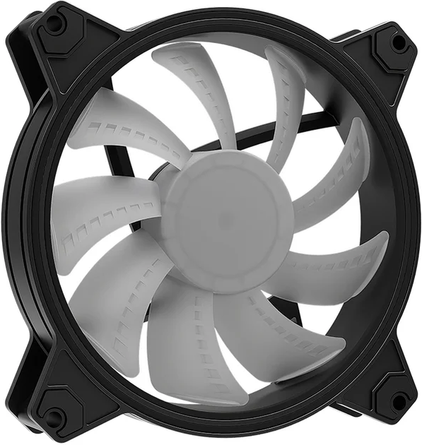Wentylator Modecom Volcano Apex 120 ARGB Revers Black (FAN-APEX-120R-ARGB-100) - obraz 2