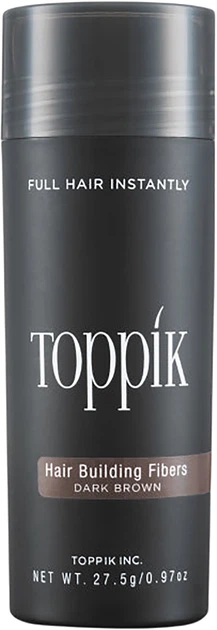 Farba do włosów Toppik Hair Building Fibers Ciemny Brąz 27.5 g (667820012028) - obraz 1