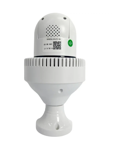 Видеокамера для наблюдения WIFI IP 3,6Мп поворотная JT-8191HJ влагозащита IP44 с датчиком дыма и микрофоном белая - изображение 5