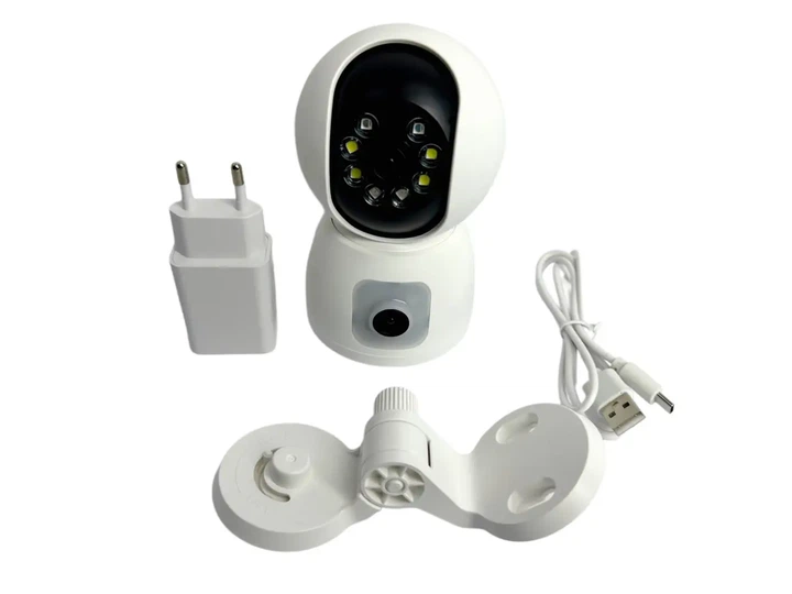 Видеокамера JT-8292QJ IP 3,6Мп WIFI поворотная и стационарная влагозащита IP44 двухканальная с микрофоном и поддержкой карт памяти TF - изображение 8