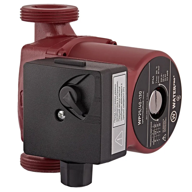 Насос циркуляційний Waterpro WP25/40-130 з кабелем, без гайок (WP3337) - Фото 1 Насос циркуляційний Waterpro WP25/40-130 з кабелем, без гайок (WP3337) - зображення 1