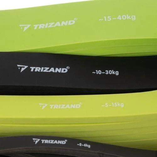 Набор эспандеров для фитнеса Trizand 24305, 4 шт + дверной фиксатор - изображение 5