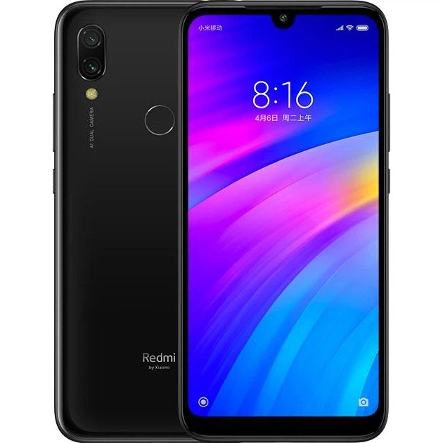 Мобільний телефон Redmi 7 4/64GB Black + Чохол + Захисне скло - Фото 1 Мобільний телефон Redmi 7 4/64GB Black + Чохол + Захисне скло - зображення 1