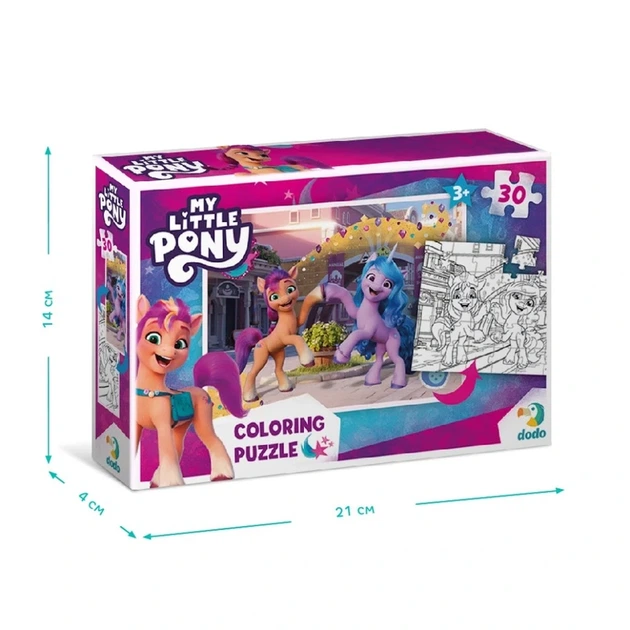 Дитячі Пазли 2в1 My Little Pony "Подружки та веселка" DoDo 200134 30 елементів - изображение 5