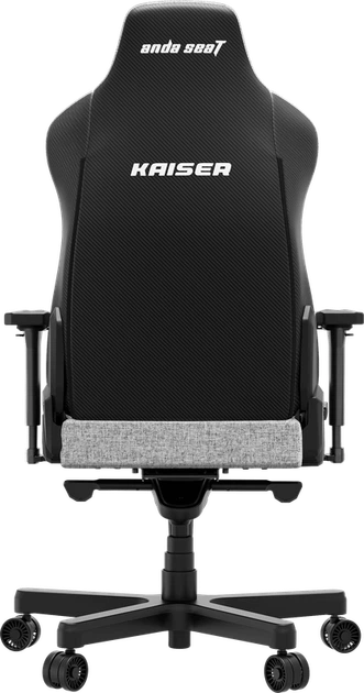 Крісло ігрове Anda Seat Kaiser 3E Grey Fabric Size XL - зображення 4