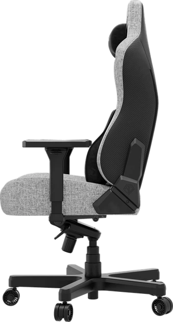 Крісло ігрове Anda Seat Kaiser 3E Grey Fabric Size XL - зображення 6