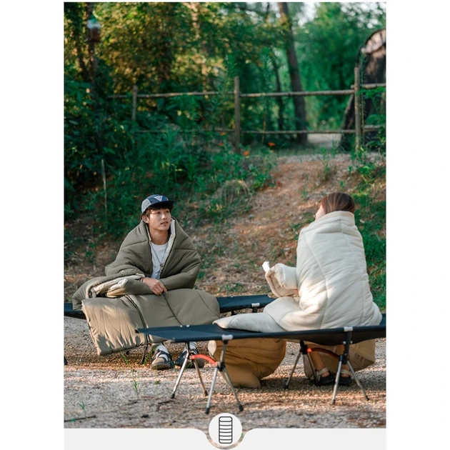 Спальник з капюшоном Naturehike LD350 CNK2300SD016, темно-зелений - Фото 2 Спальник з капюшоном Naturehike LD350 CNK2300SD016, темно-зелений - изображение 2