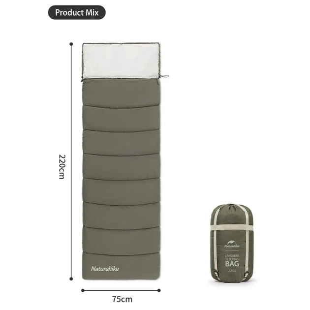 Спальник з капюшоном Naturehike LD350 CNK2300SD016, темно-зелений - Фото 4 Спальник з капюшоном Naturehike LD350 CNK2300SD016, темно-зелений - изображение 4