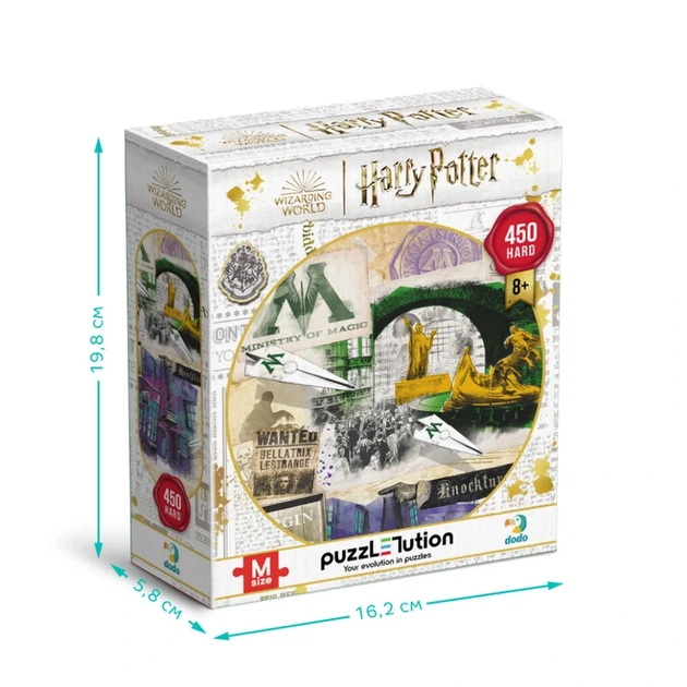Пазл класичний "Harry Potter. Міністерство магії та Алея Ноктерн" 200504, 450 елементів - изображение 3