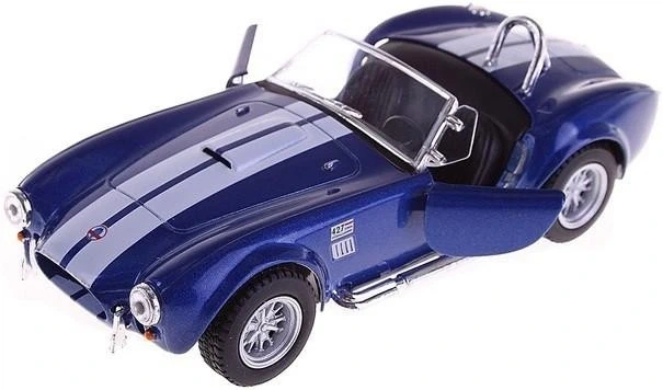 Дитяча колекційна машинка SHELBY COBRA KT5322W інерційна Синій - Фото 1 Дитяча колекційна машинка SHELBY COBRA KT5322W інерційна Синій - изображение 1