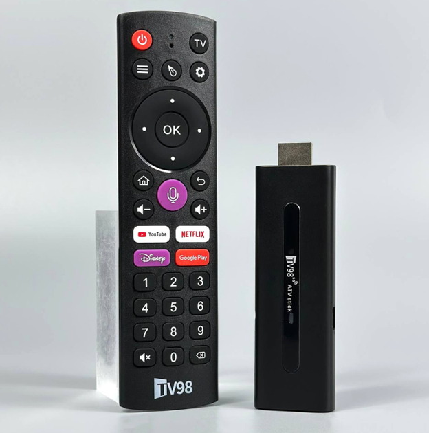 Android TV Stick TV98 ATV 8K Ultra WI-FI 2.4-5G, Android 14.0 (2Gb, 16Gb) - зображення 4