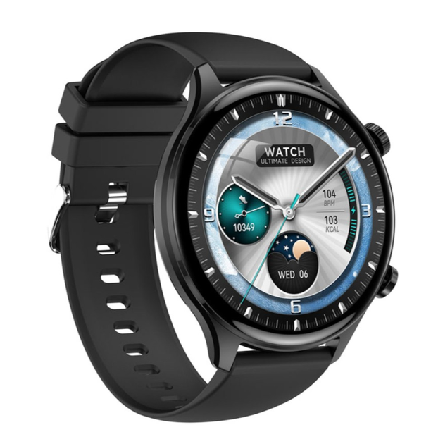 Smart Watch XO J14 Round AMOLED 1.75 inch black - зображення 2