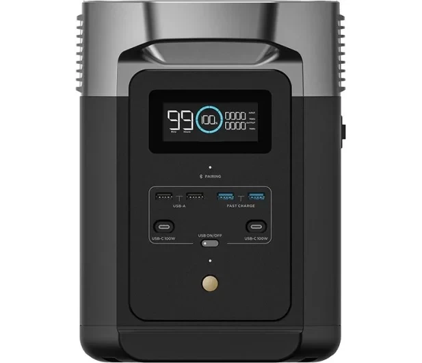 Портативна зарядна станція EcoFlow Delta 2 Wi-Fi Bluetooth Чорний - зображення 2