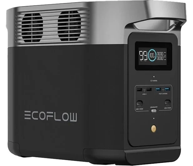 Портативна зарядна станція EcoFlow Delta 2 Wi-Fi Bluetooth Чорний - зображення 3