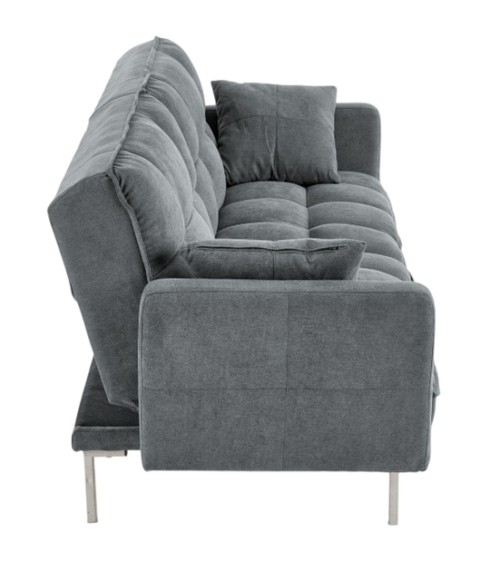 Sofa Halmar V-CH-ROBERTO-SOFA Rozkładana Popielata z Poduszkami Szara (5905248112643) - obraz 7