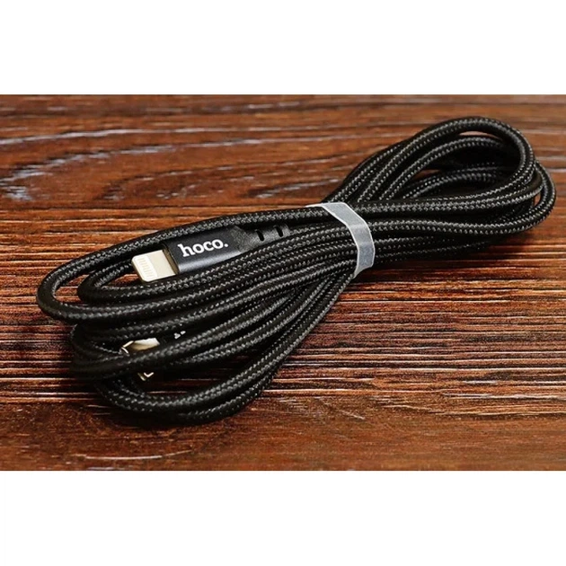 Кабель USB Type-C to Lightning 2 м Hoco X14 Double Speed - Black (750252) - Фото 5 Кабель USB Type-C to Lightning 2 м Hoco X14 Double Speed - Black (750252) - зображення 5