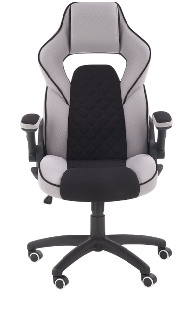 Офісне крісло Halmar V-CH-SONIC-FOT Поворотне Чорно - біле (5905248116412) - зображення 5