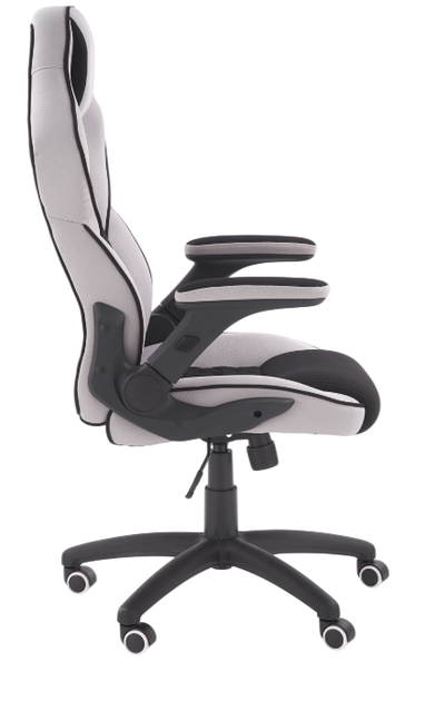 Офісне крісло Halmar V-CH-SONIC-FOT Поворотне Чорно - біле (5905248116412) - зображення 11