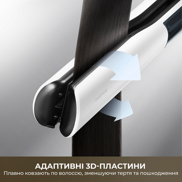 Выпрямитель для волос Dreame AuraSteam Straight White AA01A - Фото 3 Выпрямитель для волос Dreame AuraSteam Straight White AA01A - изображение 3