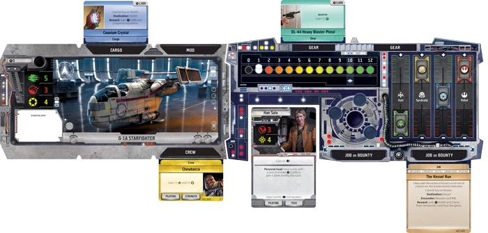 Настільна гра Fantasy Flight Games Star Wars: Outer Rim (841333109103) - зображення 4