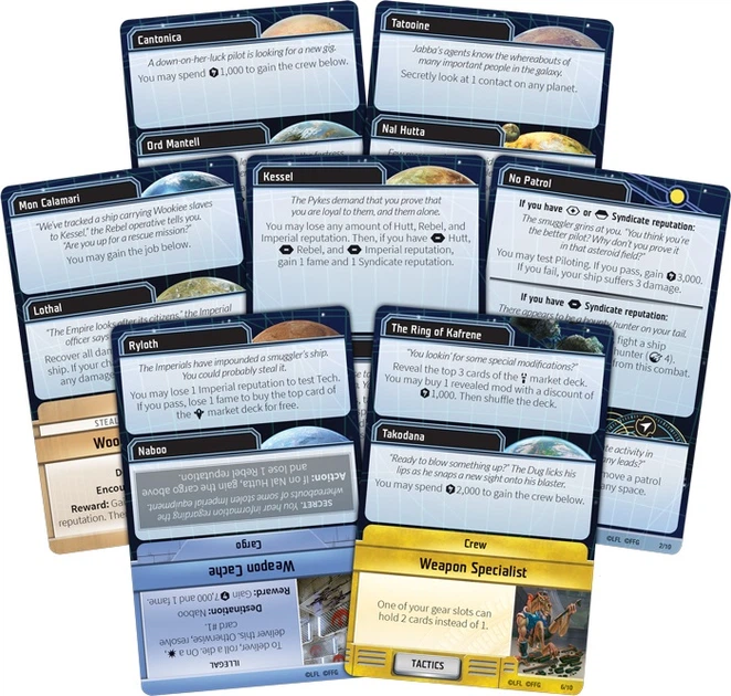 Настільна гра Fantasy Flight Games Star Wars: Outer Rim (841333109103) - зображення 7