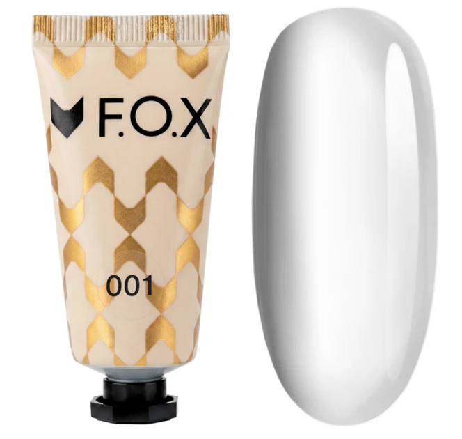 Полігель F.O.X Poly gel Nano 001 білий 15 мл - Фото 1 Полігель F.O.X Poly gel Nano 001 білий 15 мл - зображення 1