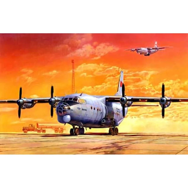 Транспортный самолет Антонов An-12BK Сборная пластикова модель в маштабе 1:72 Roden - Фото 9 Транспортный самолет Антонов An-12BK Сборная пластикова модель в маштабе 1:72 Roden - изображение 9