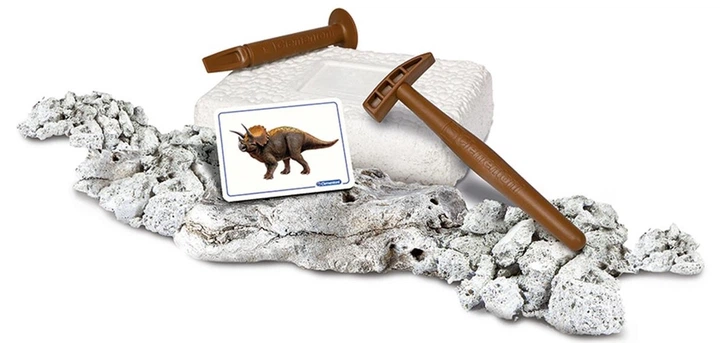 Набір для наукових експериментів AS Clementoni LAB Я вчуся і створюю Динозаврів Трицератопс (8005125634149) - зображення 4