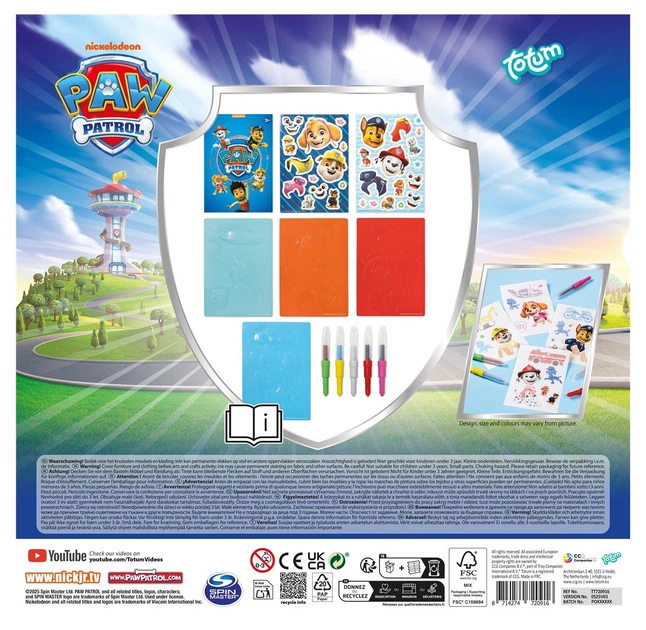 Фломастери-розпилювачі Totum Щенячий патруль (8714274720916) - зображення 5