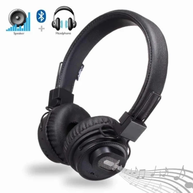 Навушники NIA X5SP Bluetooth 2 в 1 з колонкою вбудованим мікрофоном та підтримкою Micro SD до 32 Гб - зображення 4