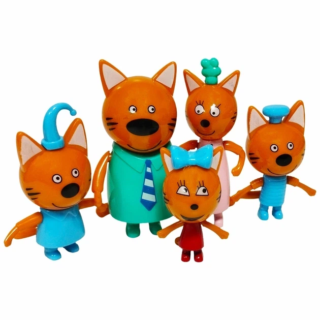 Игровой набор фигурок Три Кота 5 фигурок M 8811 - изображение 2