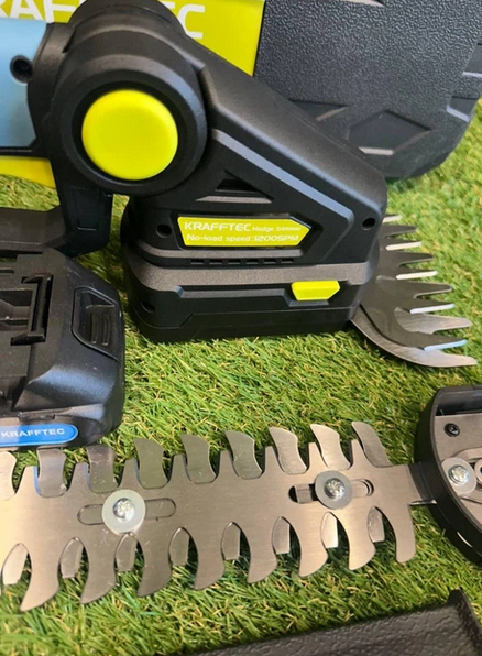 Аккумуляторный кусторез Krafftec 48V/6AP 2 в 1 для газона и кустов. - Фото 4 Аккумуляторный кусторез Krafftec 48V/6AP 2 в 1 для газона и кустов. - изображение 4