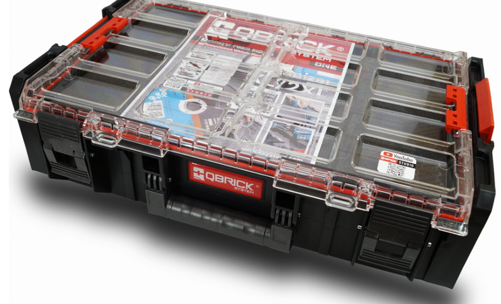Органайзер для інструментів Qbrick System ONE Organizer 2XL 2.0 MFI 582x387x171 мм, з пінопластовим наповнювачем, модульний - зображення 3