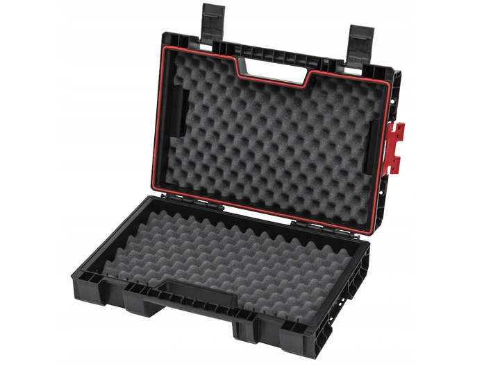 Набір ящиків для інструментів Qbrick System PRO Set 1 440x370x710 мм, модульні, на колесах, пластикові, чорні - зображення 11
