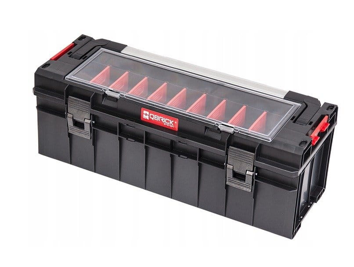 Ящик для інструментів Qbrick System PRO 700 Expert 650х275х275мм, модульний, з органайзерами в кришці, пластиковий - Фото 1 Ящик для інструментів Qbrick System PRO 700 Expert 650х275х275мм, модульний, з органайзерами в кришці, пластиковий - зображення 1