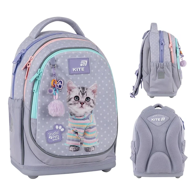 Шкільний набір Kite Studio Pets (рюкзак, пенал, сумка, ланчбокс, пляшка) 115-130 см, SET_SP26-724S (5) - Фото 2 Шкільний набір Kite Studio Pets (рюкзак, пенал, сумка, ланчбокс, пляшка) 115-130 см, SET_SP26-724S (5) - зображення 2