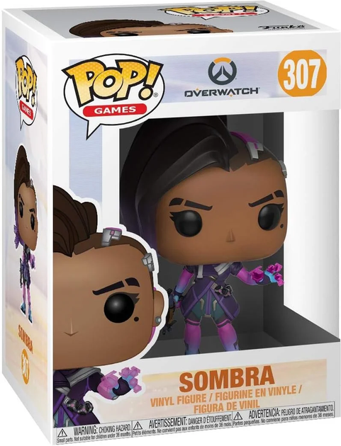 Фигурка Сомбра — Funko Pop! GAMES: OVERWATCH — SOMBRA #307 - Фото 1 Фигурка Сомбра — Funko Pop! GAMES: OVERWATCH — SOMBRA #307 - изображение 1
