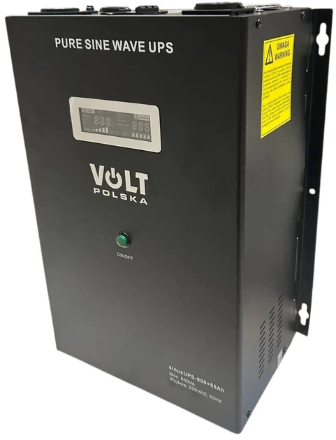 UPS Volt Polska Sinus UPS 800 + 55Ah (500/800) (3SR800WA55) (955555915666661) - Outlet - obraz 7