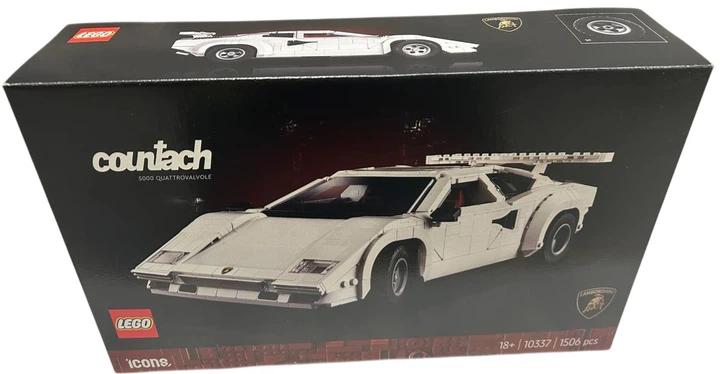Zestaw klocków LEGO Icons Lamborghini Countach 5000 Quattrovalvole 1506 elementów (10337) (955555916442526) - Outlet - obraz 4