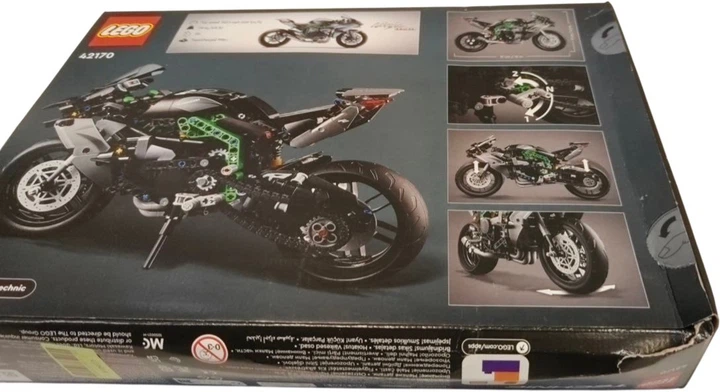 Zestaw klocków LEGO Technic Motocykl Kawasaki Ninja H2R 643 elementy (42170) (955555916541756) - Outlet - obraz 2