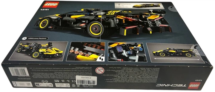 Zestaw klocków LEGO Technic Bugatti Bolide 905 elementów (42151) (955555916607029) - Outlet - obraz 2