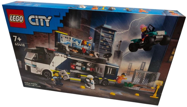 Конструктор LEGO City Пересувна поліцейська криміналістична лабораторія 674 деталей (60418) (955555916533829) - Уцінка - зображення 2