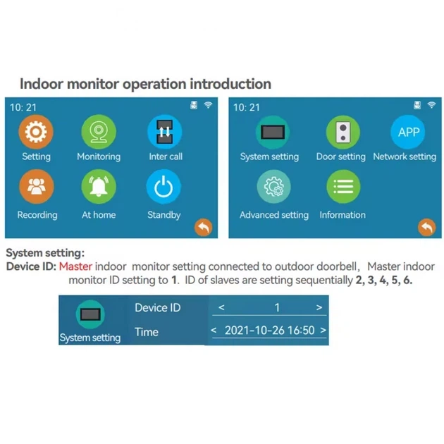 IP-видеодомофон Intercom System AHD-1V1 Joneytech с Wi-Fi и ночным видением (778882) - Фото 6 IP-видеодомофон Intercom System AHD-1V1 Joneytech с Wi-Fi и ночным видением (778882) - изображение 6