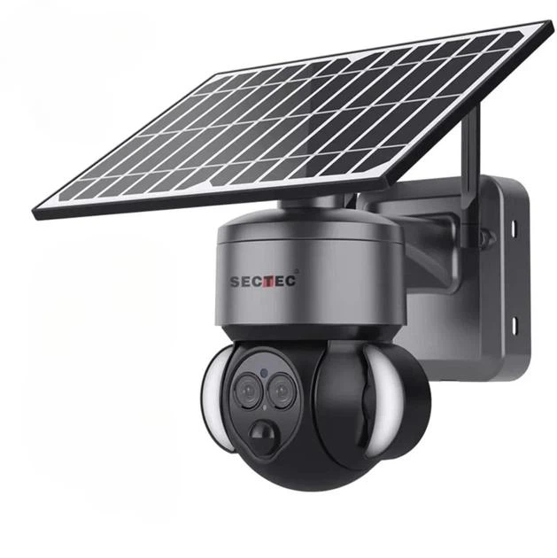 Вулична IP-камера Sectec ST-S568M 6MP PTZ з 12x зумом, 4G та сонячною батареєю (779868) - Фото 1 Вулична IP-камера Sectec ST-S568M 6MP PTZ з 12x зумом, 4G та сонячною батареєю (779868) - зображення 1