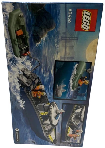 Zestaw klocków LEGO City Pościg łodzią policyjną 264 elementy (60456) (955555916650714) - Outlet - obraz 4