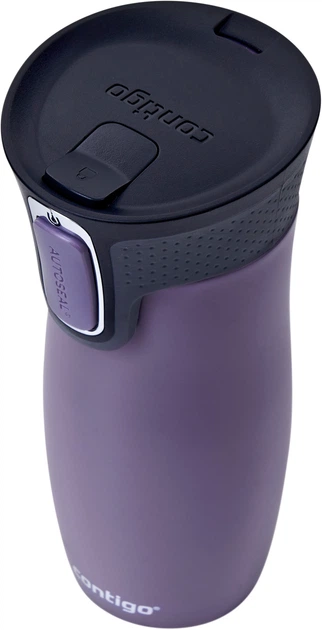 Kubek termiczny Contigo West Loop Dark Plum fioletowy 470 ml (840276161667) - obraz 2