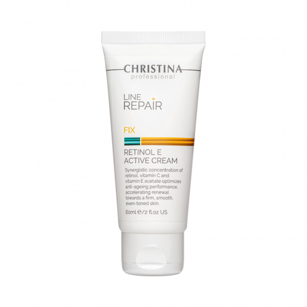 Крем з ретинолом та вітаміном Е CHRISTINA 60 мл Line Repair Fix Retinol E Active Cream - Фото 1 Крем з ретинолом та вітаміном Е CHRISTINA 60 мл Line Repair Fix Retinol E Active Cream - изображение 1