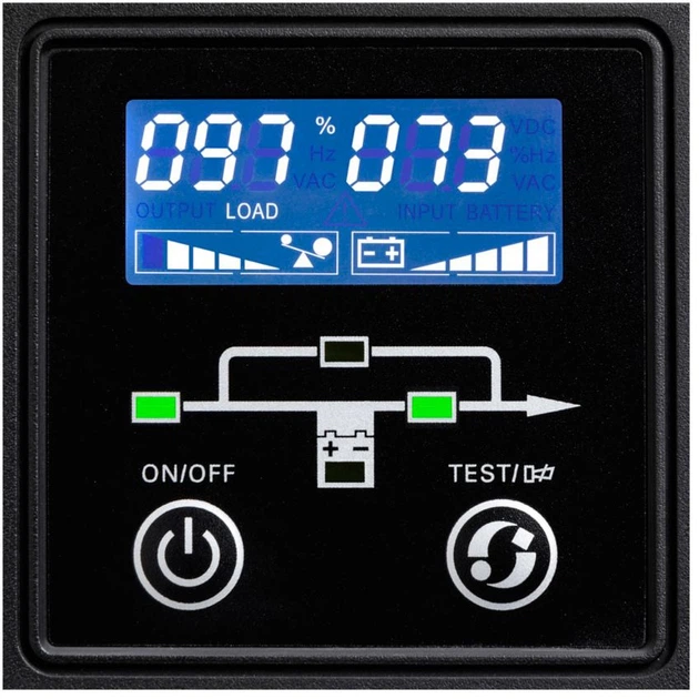 ДБЖ Eaton 9E3000I Online UPS Tower 3000 VA/2400W Input C14 Output 6xC13 - зображення 5