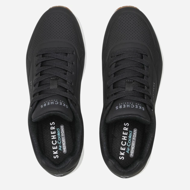 Чоловічі кросівки Skechers Uno - Stand On Air 52458-BLK 41 Чорні (193113436764) - зображення 6