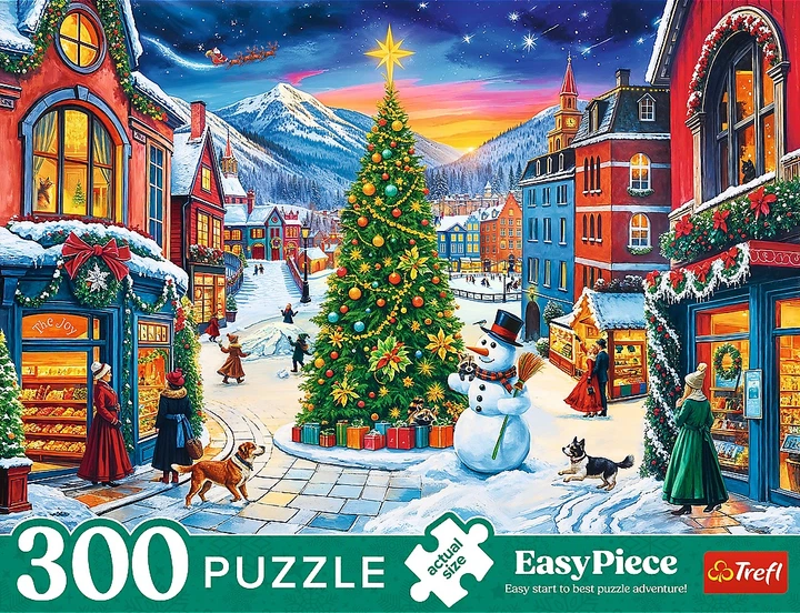 Puzzle Trefl EasyPiece Świąteczna wioska 300 elementów 23104 (5900511231045) - obraz 2
